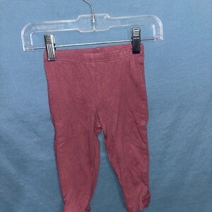Carter's Maroon Stretch Cotton Leggings